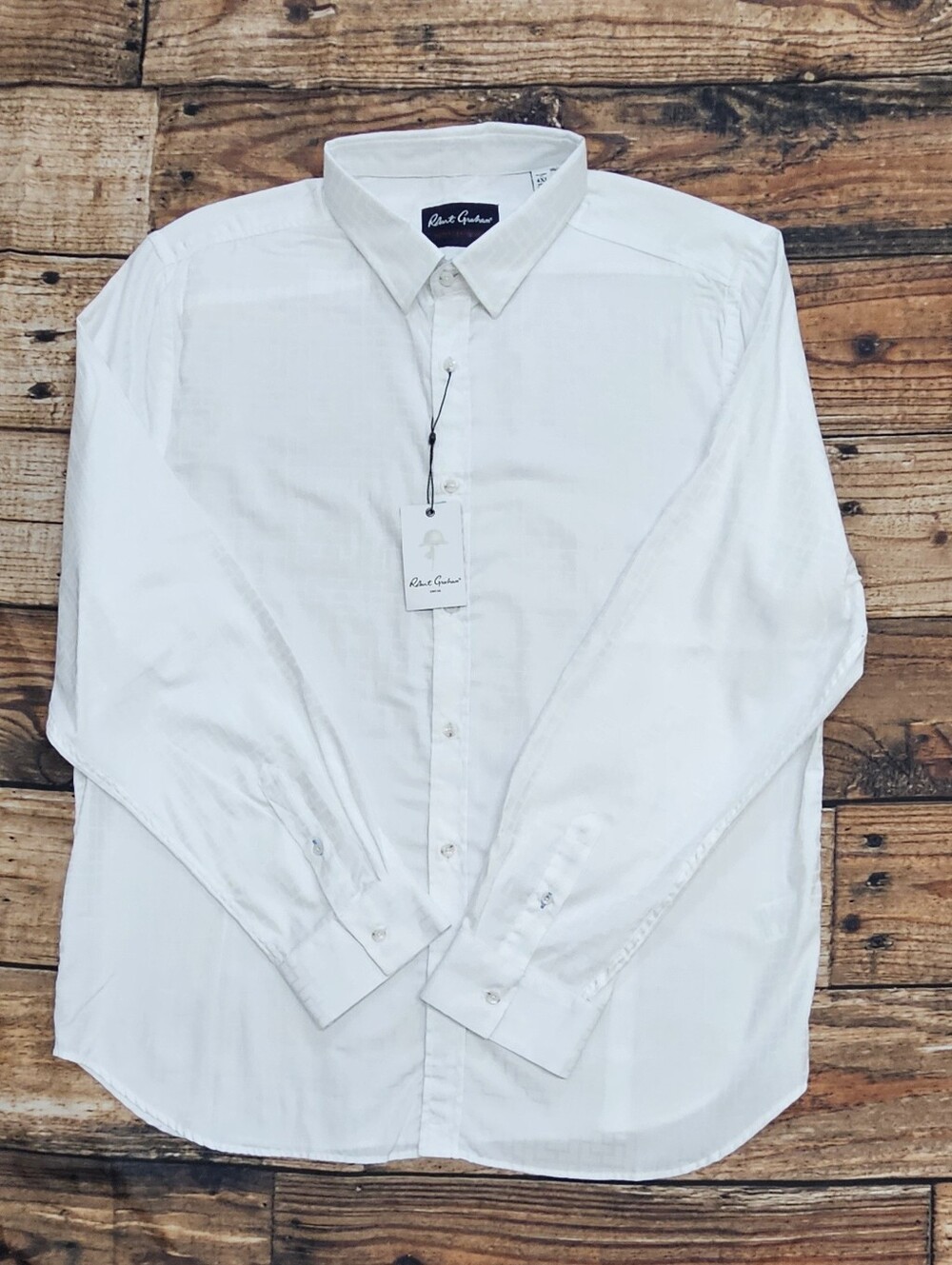 Robert Graham Men's Amory Long Sleeve Button Down Shirt Tailored Fit Size 4XL